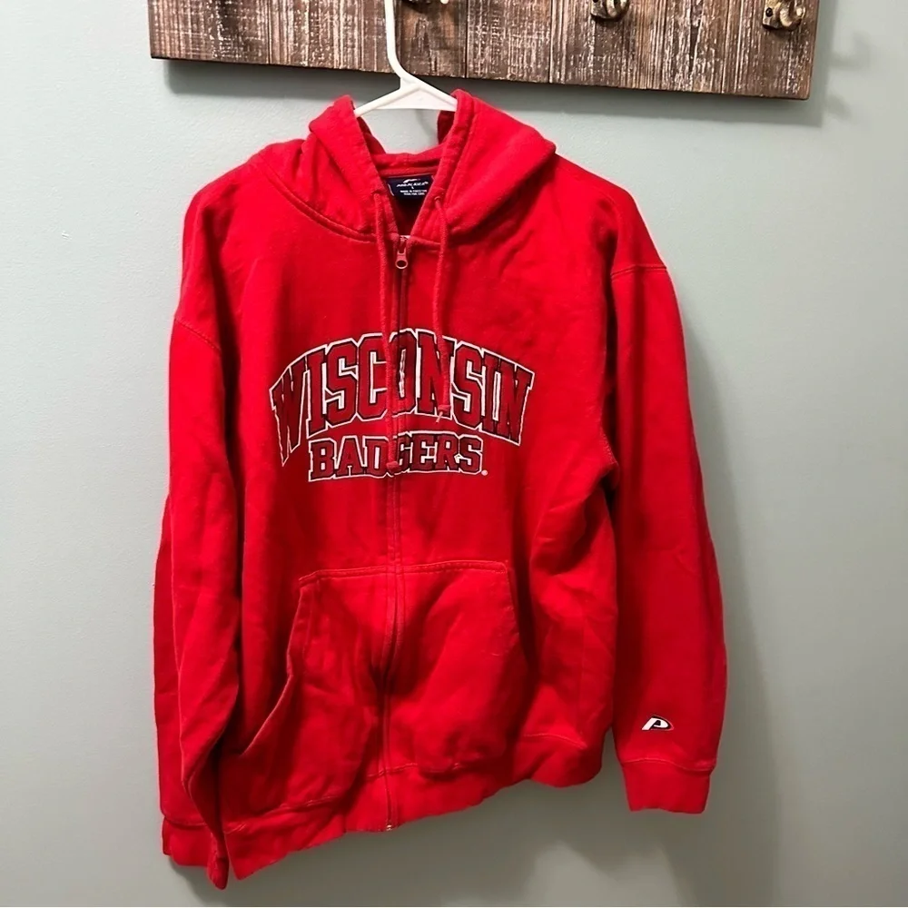 Pro Player size large Vintage Wisconsin Badgers Hoodie